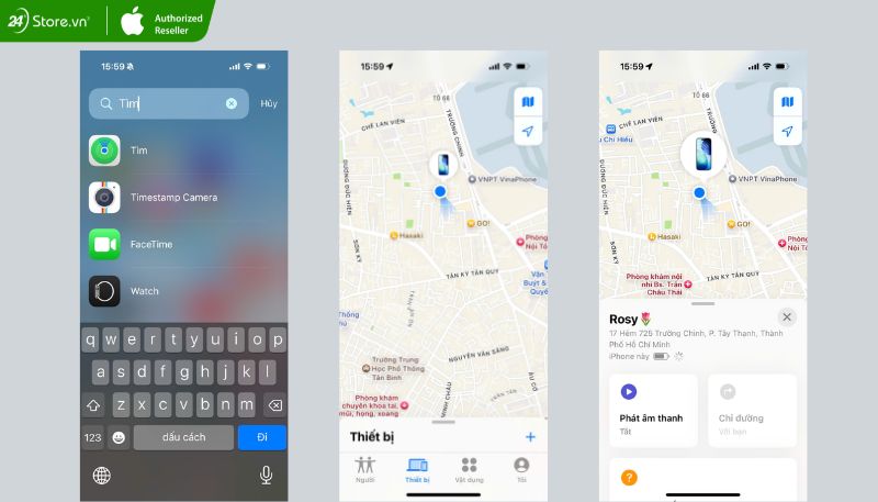 Định vị iPhone tắt nguồn qua Find My
