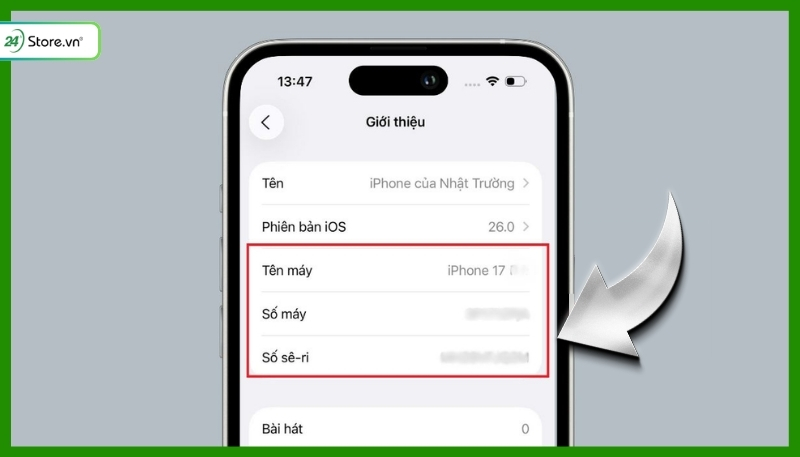cách kiểm tra iphone trả bảo hành bước 2