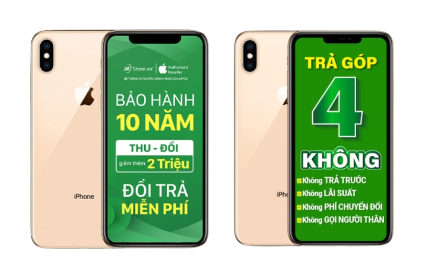 mua iphone xs max cũ giá rẻ nhất tại 24hstore