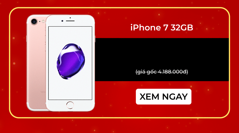 iphone 7 32gb cũ chỉ 888.000