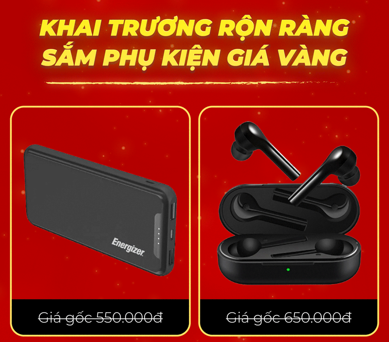 phụ kiện giảm giá sốc