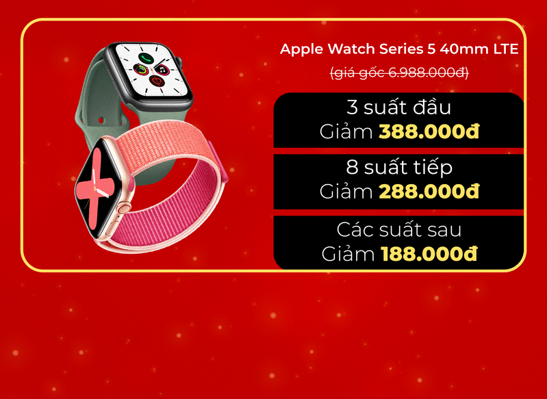 apple watch series 5 giảm giá