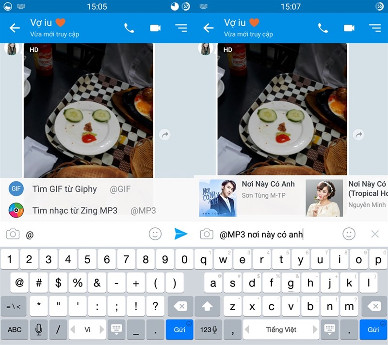 Gửi bài hát trên gmp3 hoặc ảnh Gif nhanh chóng kham pha 7 tinh nang cuc hay tren zalo hinh anh 3