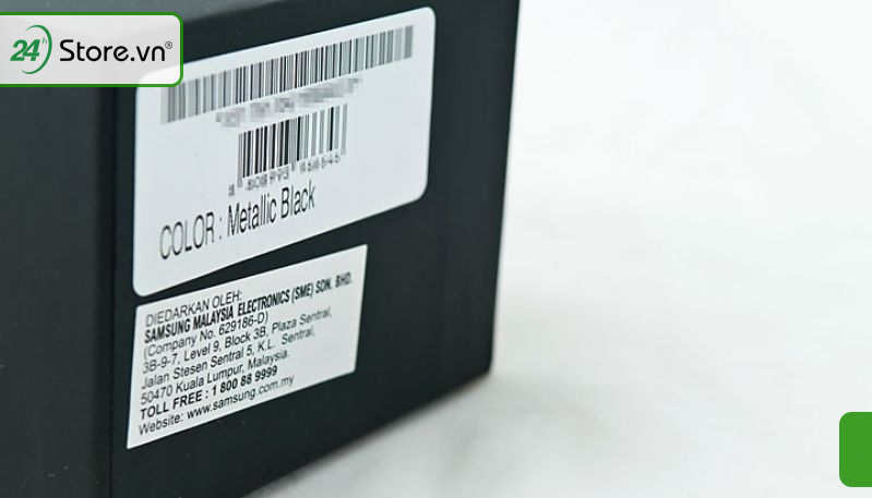 Check IMEI Samsung trên mặt lưng điện thoại hoặc vỏ hộp sản phẩm