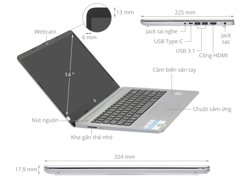 Laptop HP 340s G7