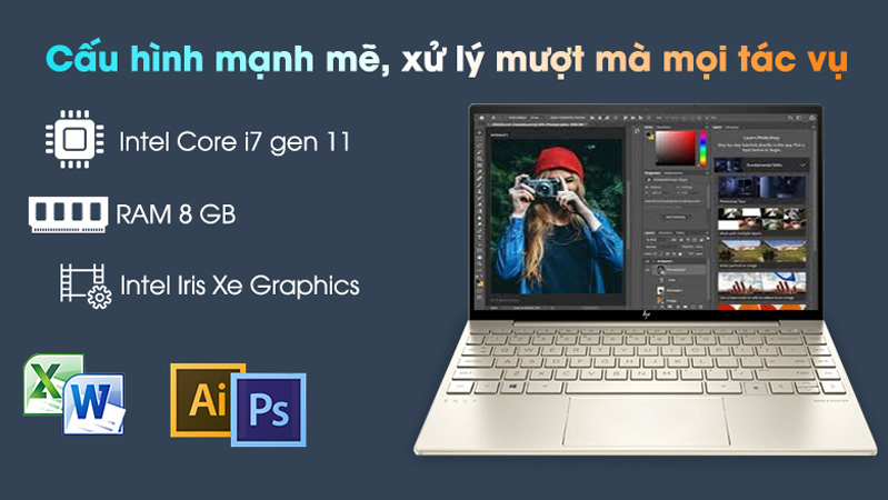 laptop hp envy 13-ba1030tu 1 cau hinh