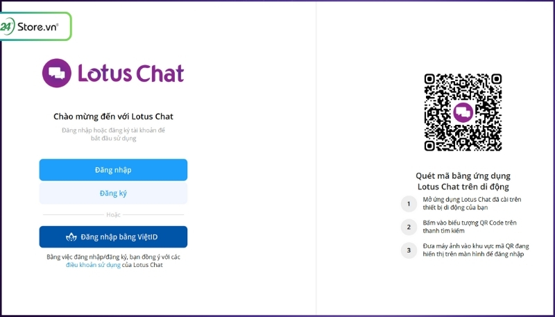 Lotus Chat trên máy tính