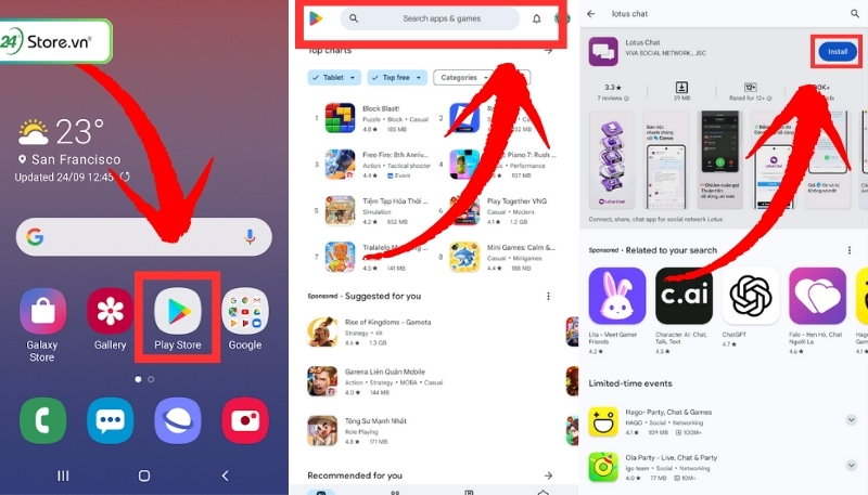 tải lotus chat về ios