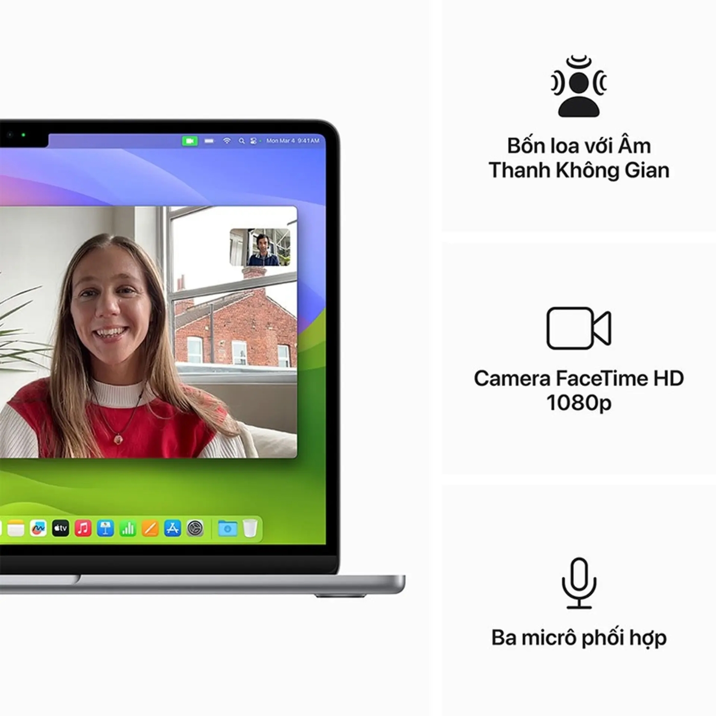 macbook air m3 thiết kế sang trọng