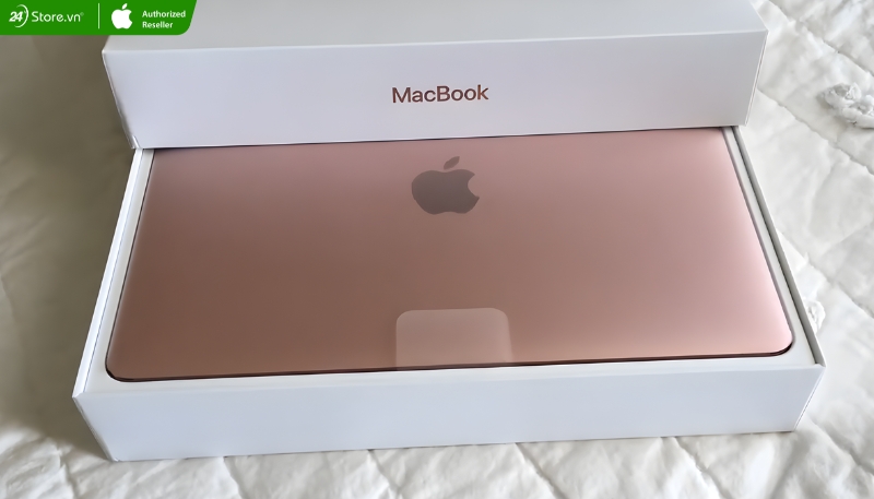 macbook 12 inch 2017 màu hồng