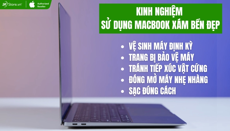 kinh nghiệm sử dụng macbook xám
