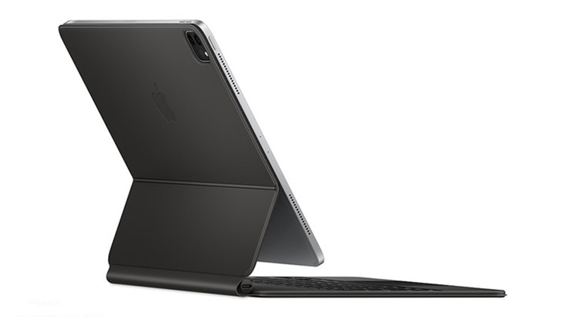 magic keyboard folio ipad pro 2020 12.9 inch có trackpad hình 4 2 cổng USB-C hỗ trợ nhiều việc trong cùng một lúc