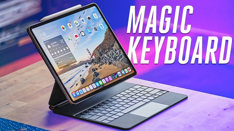 magic keyboard folio ipad pro 2020 12.9 inch có trackpad hình 7 Magic Keyboard Folio iPad Pro 2020 12.9 inch có Trackpad tương thích hoàn hảo với iPad Pro 12.9 inch
