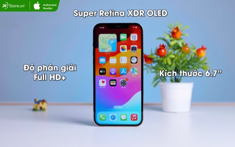 kích thước màn hình iphone 12 pro max