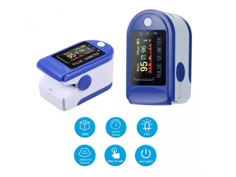 May do nong do Oxy Fingertip Pulse 2 Máy đo nồng độ Oxy Fingertip Pulse 2