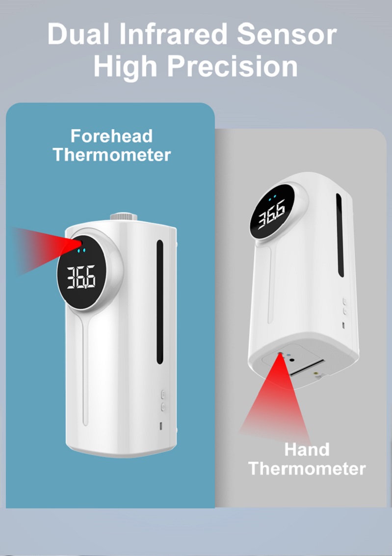 Máy rửa tay tích hợp đo thân nhiệt K9 Pro Dual  may-rua-tay-tich-hop-do-than-nhiet-K9-Pro-Dual