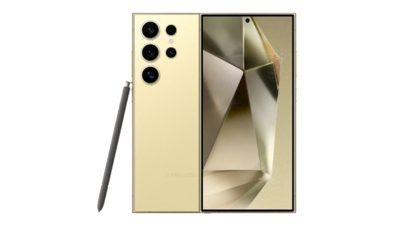 Samsung Galaxy S24 Ultra màu titan vàng hợp mệnh Kim