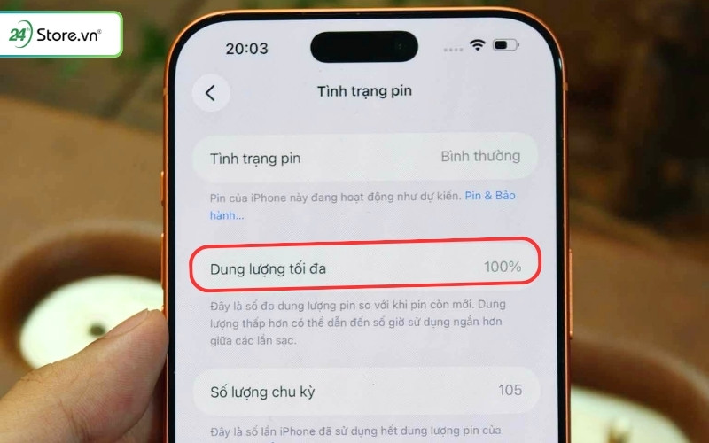 iphone cũ pin 100% có nên mua