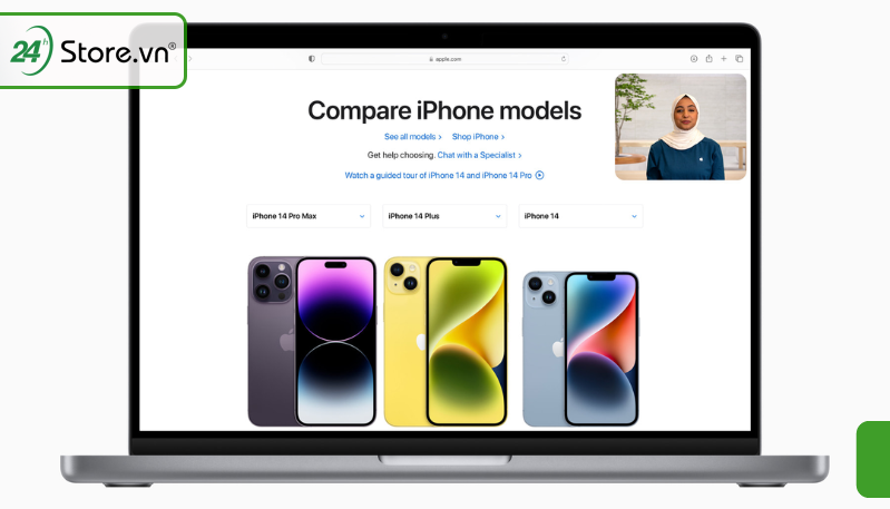 Mua iPhone 15 uy tín tại cửa hàng Apple Store online