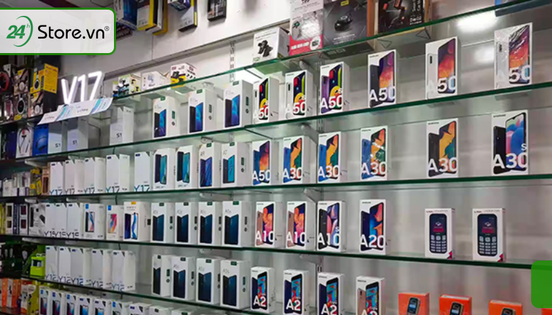 Mua iphone 15 tại cửa hàng bán lẻ 