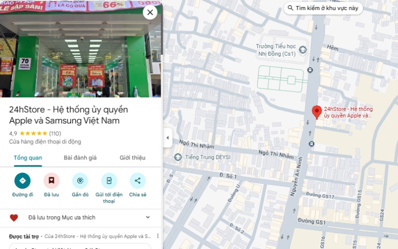địa chỉ cửa hàng iphone cũ ở bình dương