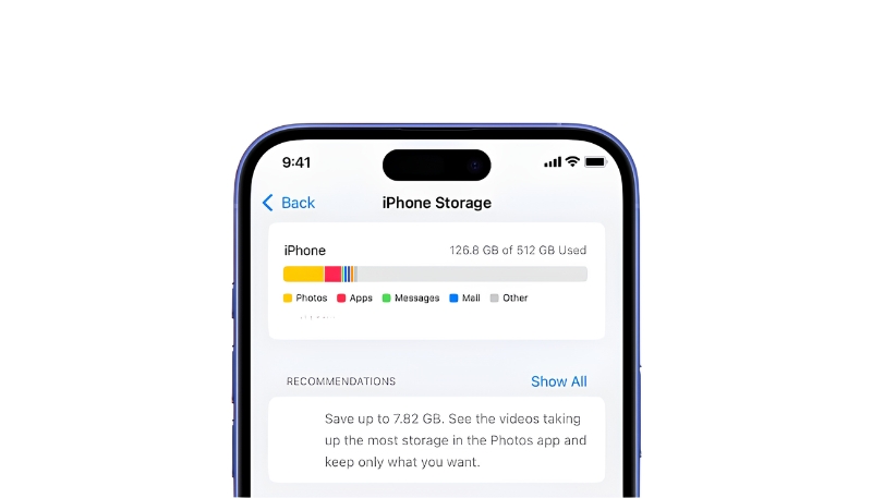 mua iphone cũ 512gb có đủ dùng