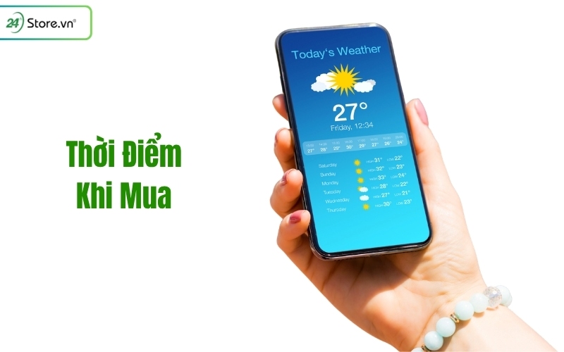 chọn thời điểm mua hợp lý