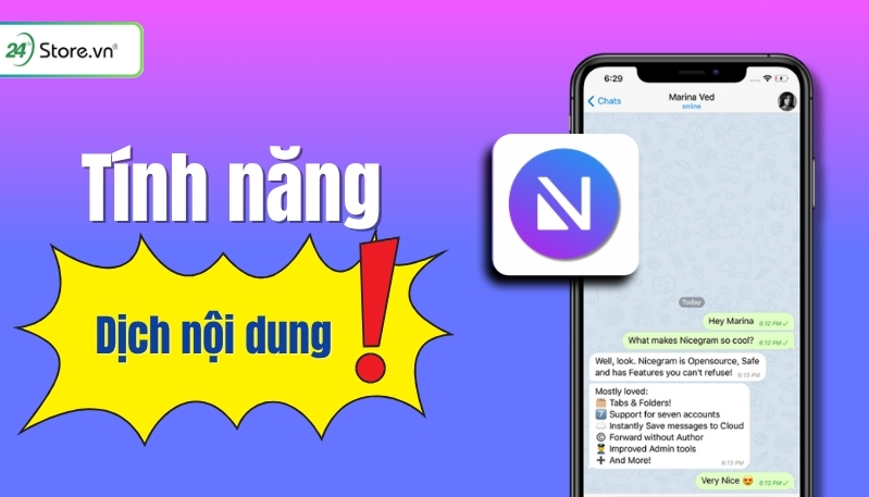 tính năng app nicegram