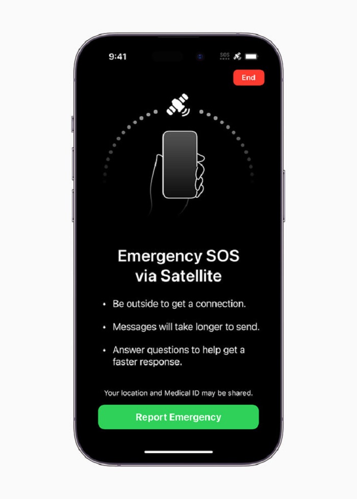 SOS khẩn cấp qua vệ tinh