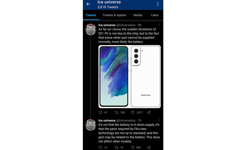galaxy s21 fe 2 ly do samsung huy bo du an galaxy s21 fe