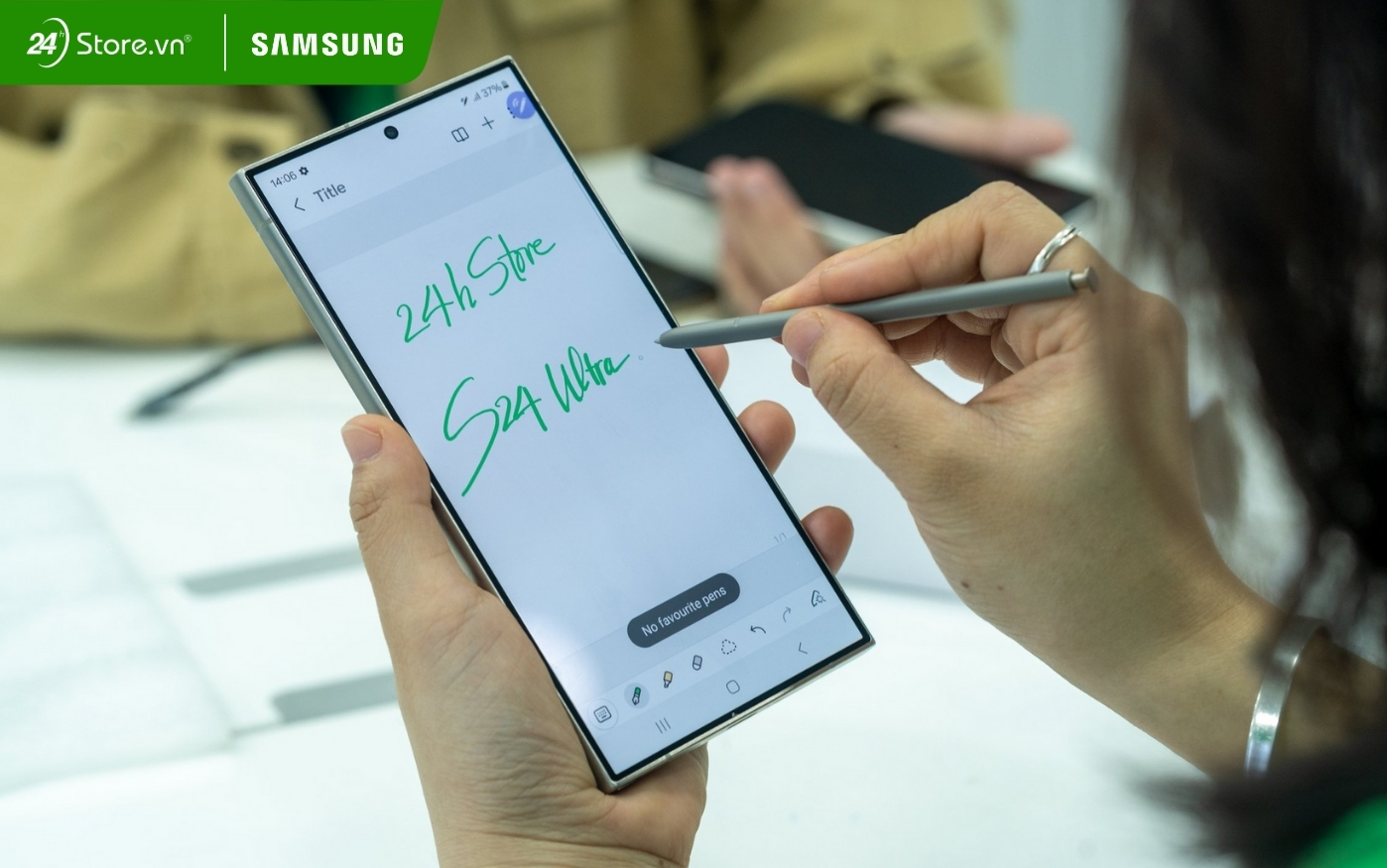 bút spen trên samsung s24 ultra