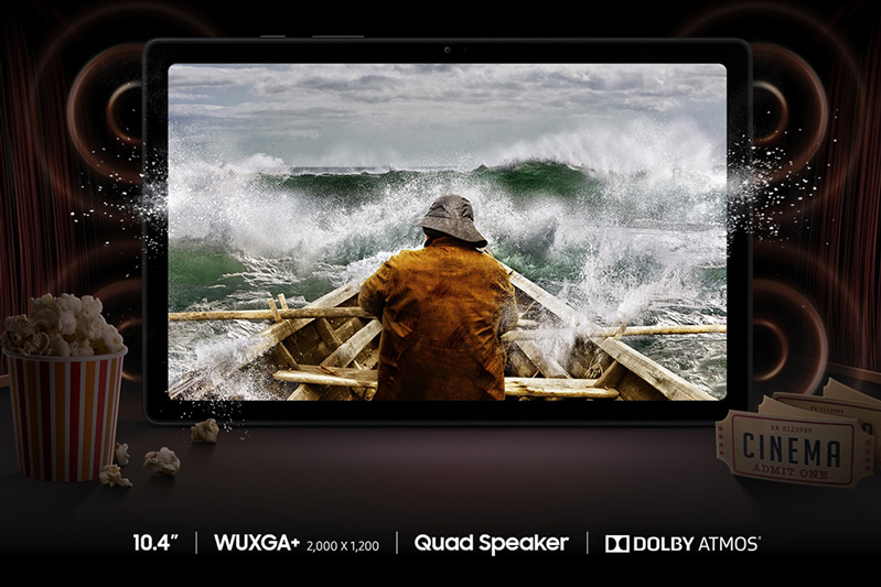 samsung galaxy tab a7 2020 hình 3 Hình ảnh sắc nét mang lại cảm giác siêu chân thật