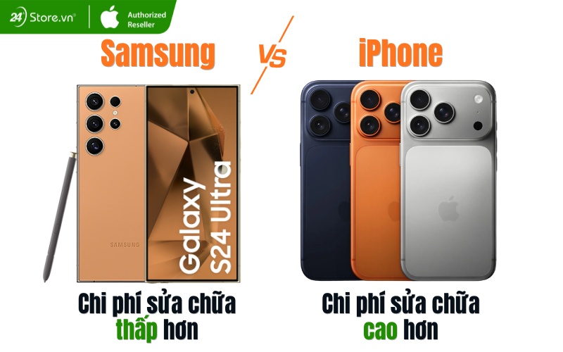 samsung và iphone cái nào bền hơn