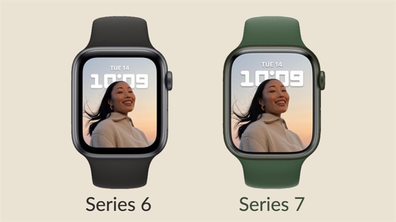 so sánh giữa apple watch series 7 và apple watch series 6