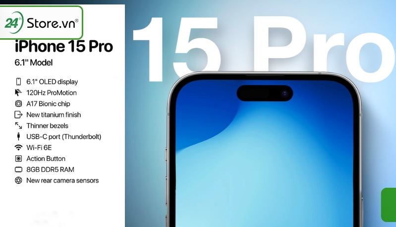 cấu hình iphone 15 pro