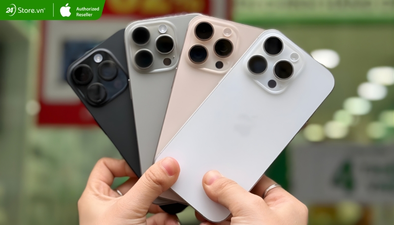 Bảng màu iPhone 16 Pro Max