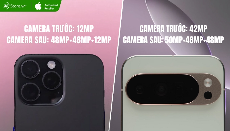 So sánh camera Pixel và iPhone 16 Pro Max