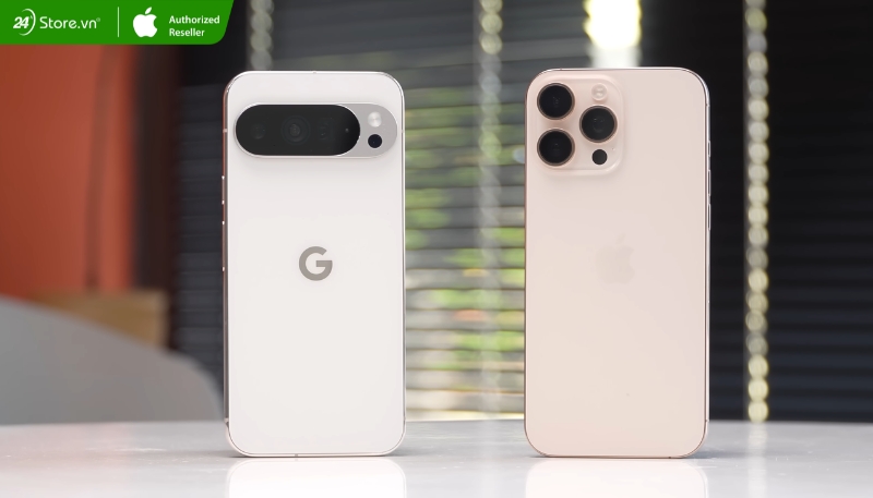 So sánh Pixel 10 Pro XL và iPhone 16 Pro Max