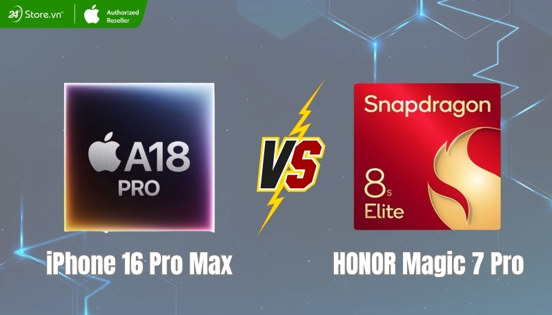 So sánh hiệu năng chip HONOR Magic 7 Pro và iPhone 16 Pro Max