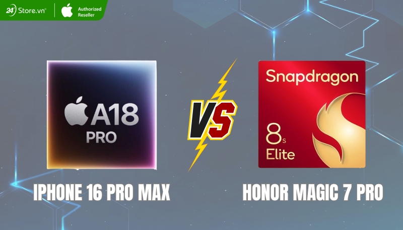 So sánh hiệu năng chip HONOR Magic 7 Pro và iPhone 16 Pro Max