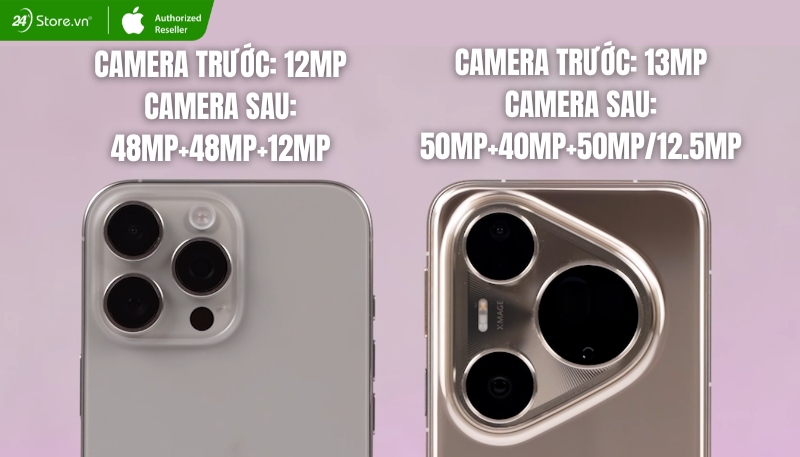 So sánh camera Huawei Pura 80 Ultra và iPhone 16 Pro Max