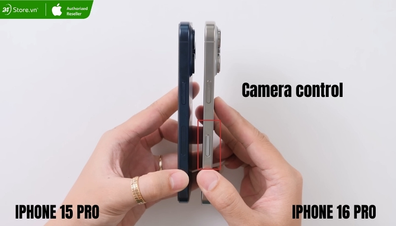 so sánh thiết kế iphone 16 pro và iphone 15 pro