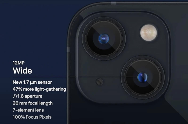 so sánh iPhone 13 mini và iPhone 12 mini so sánh iPhone 13 mini và iPhone 12 mini về camera