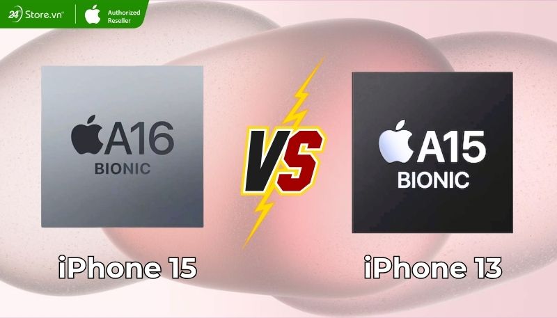 so sánh hiệu năng iPhone 13 và 15