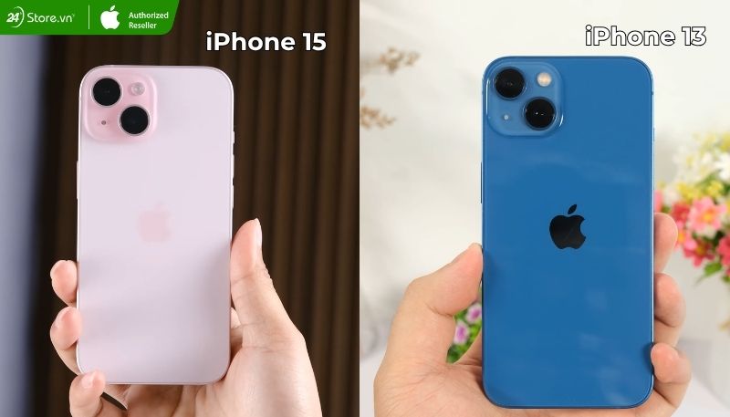 So sánh thiết kế iPhone 13 và 15