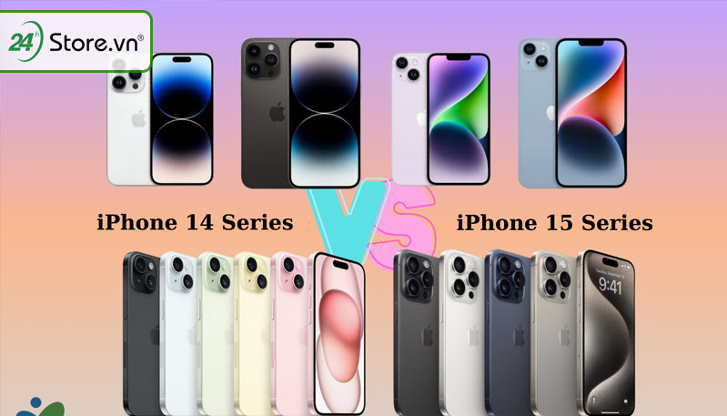 iPhone 15 và iPhone 14 có nhiều màu khác nhau