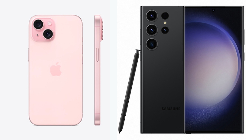 So sánh iPhone 15 và Samsung S23 Ultra có sự khác biệt gì
