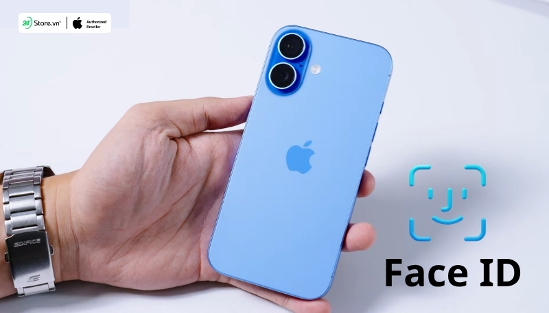 face id iphone 16 plus và iphone 15 plus