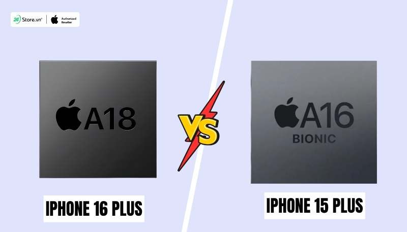 so sánh hiệu năng chip a18 và chip a16 bionic