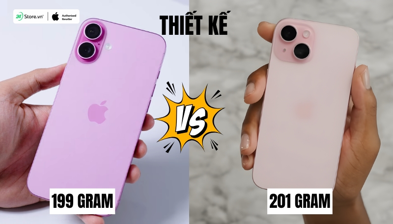 so sánh thiết kế iphone 16 plus và iphone 15 plus